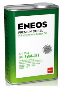 Масло моторное ENEOS Premium Diesel CI-4 Синтетика 5W-40 1л 