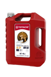 Моторное масло TOTACHI NIRO Optima PRO Synthetic 5w-40 SL/CF пласт. 4л 
