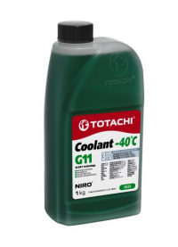 Охлаждающая Жидкость TOTACHI NIRO Coolant Green -40C G11 1кг 