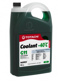 Охлаждающая Жидкость TOTACHI NIRO Coolant Green -40C G11 5кг 
