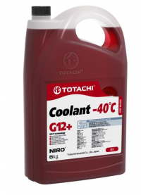 Охлаждающая Жидкость TOTACHI NIRO Coolant Red -40C G12+ 5кг