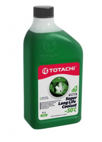 Жидкость охлаждающая низкозамерзающая TOTACHI SUPER LONG LIFE COOLANT Green -50C 1л
